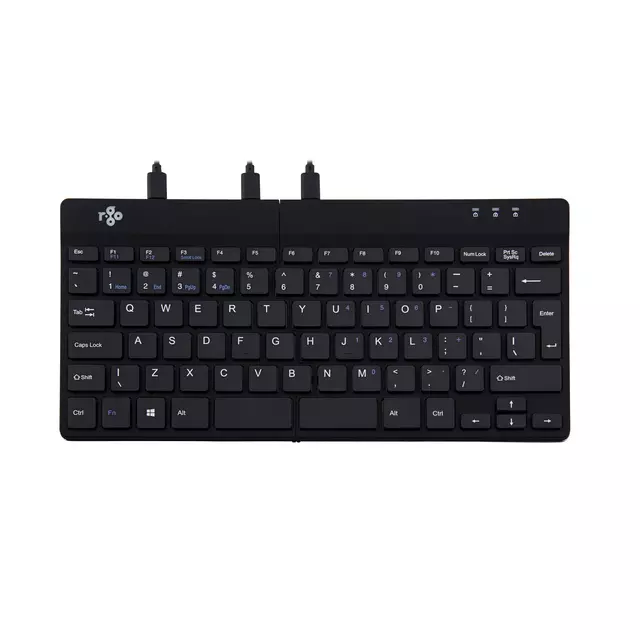 Een Ergonomisch toetsenbord R-Go Tools Split Break Qwerty zwart koop je bij L&N Partners voor Partners B.V.