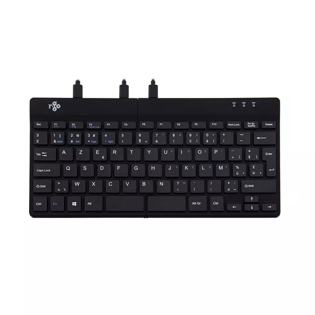 Een Ergonomisch toetsenbord R-Go Tools Split break Azerty zwart koop je bij L&N Partners voor Partners B.V.