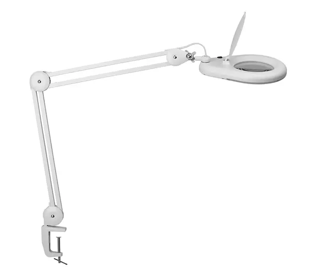 Een Loeplamp MAUL Viso LED tafelklem wit koop je bij L&N Partners voor Partners B.V.