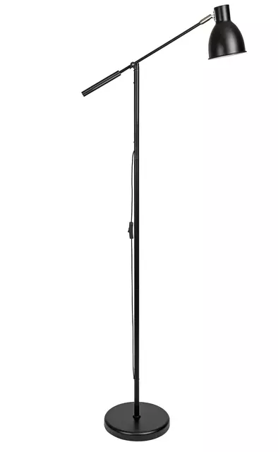 Een Vloerlamp MAUL Finja excl. LED lamp hg 138cm arm 30cm zwart koop je bij Kantoorvakhandel van der Heijde