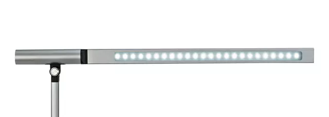Een Bureaulamp MAUL Rubia LED voet dimbaar colour vario + usbpoort zilver koop je bij KantoorProfi België BV