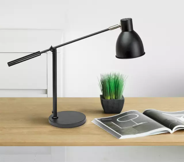 Een Bureaulamp MAUL Finja excl. LED lamp voet zwart koop je bij EconOffice