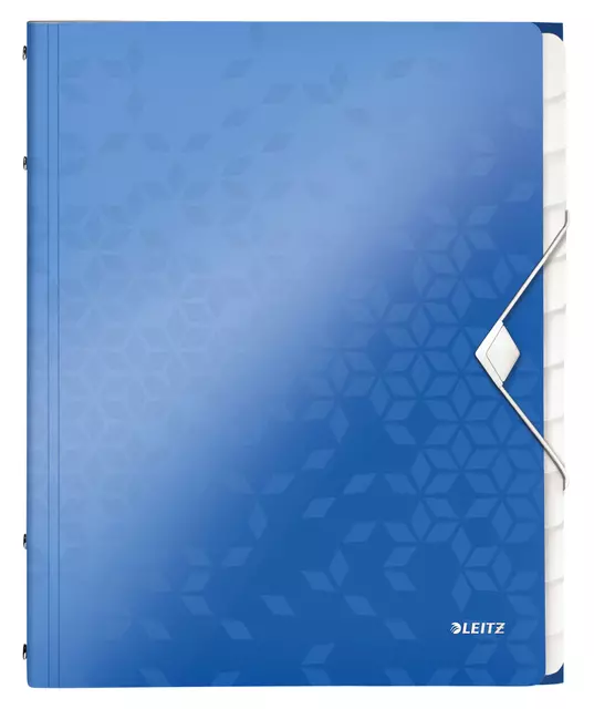 Een Sorteermap Leitz WOW 12 tabbladen PP blauw koop je bij MV Kantoortechniek B.V.