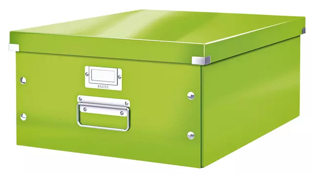 Een Opbergbox Leitz WOW Click & Store 369x200x482mm groen koop je bij KantoorProfi België BV