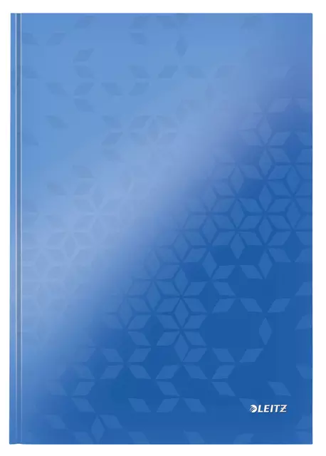 Een Notitieboek Leitz WOW A4 160blz 90gr lijn blauw koop je bij Van Leeuwen Boeken- en kantoorartikelen