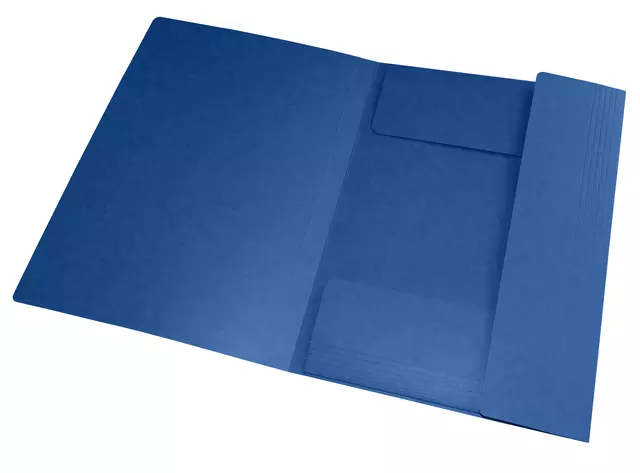 Een Elastomap Oxford Top File+ A4 3 kleppen 390gr blauw koop je bij MV Kantoortechniek B.V.
