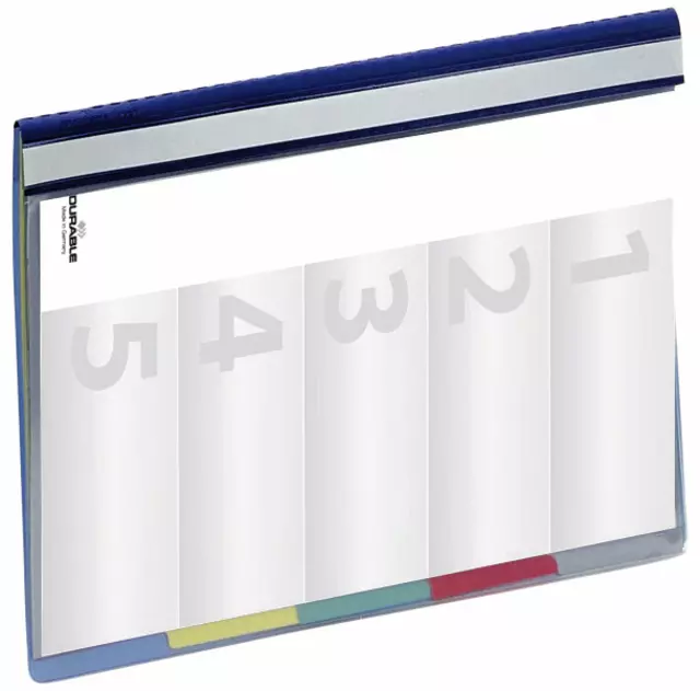 Een Organisatiemap Durable Divisoflex A4 blauw koop je bij KantoorProfi België BV