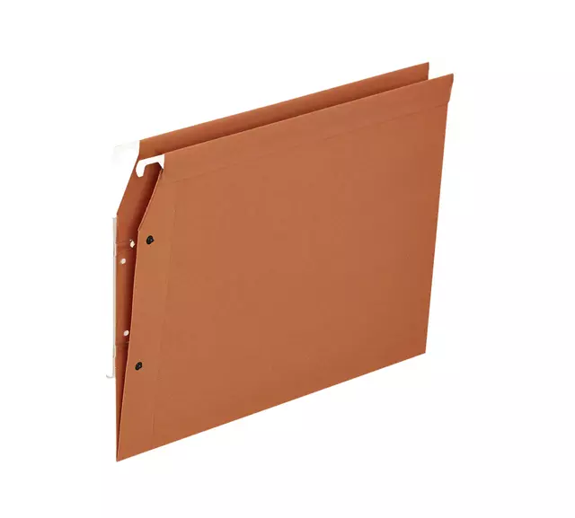 Een Hangmap Medium Flex A4 V-bodem karton oranje koop je bij Van Leeuwen Boeken- en kantoorartikelen