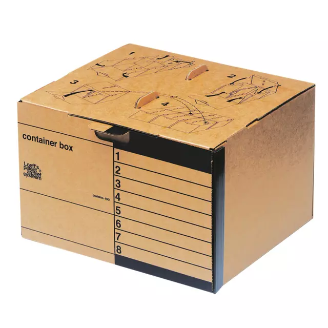 Een Containerbox Loeff's Standaard box 4001 410x275x370mm koop je bij Van Leeuwen Boeken- en kantoorartikelen