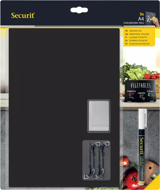 Een Krijtbord Securit A4 tags koop je bij EconOffice