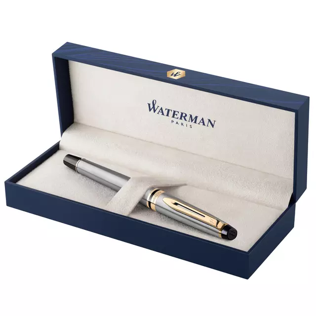 Een Vulpen Waterman Expert stainless steel GT medium koop je bij EconOffice