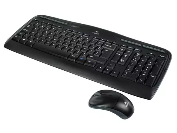 Een Toetsenbord Logitech MK330 Azerty +muis zwart koop je bij QuickOffice BV