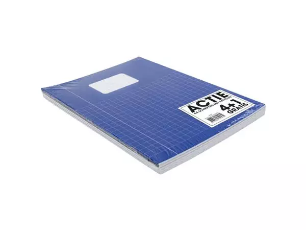 Een Schrift SOHO Basic A4 ruit 10x10mm 80 pagina's 60gr pak à 5 stuks koop je bij De Angelot