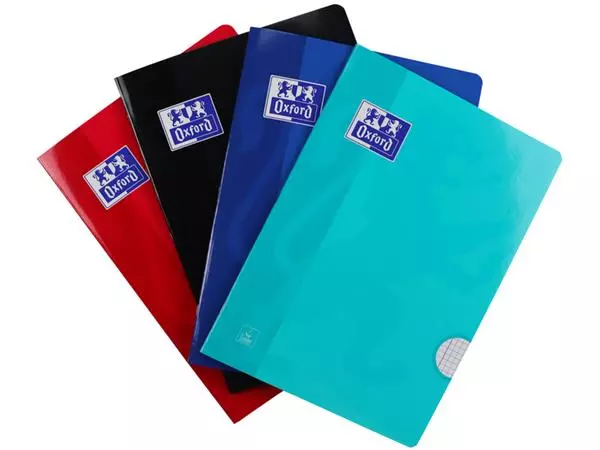 Een Cahier Oxford School A4 carreau 5x5mm 72 pages 80g assorti koop je bij QuickOffice BV