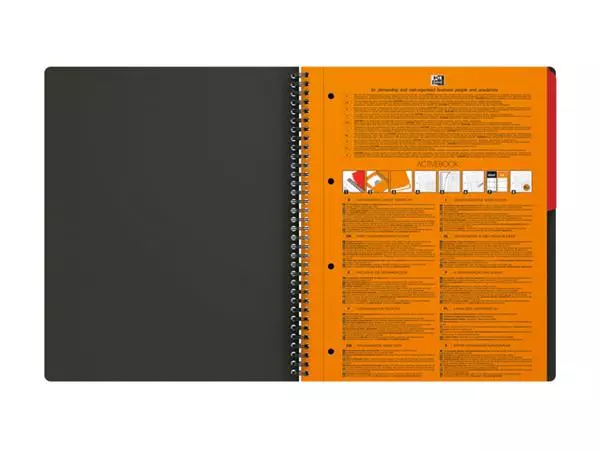 Een Spiraalblok Oxford International Activebook A4+ ruit 5mm koop je bij Goedkope Kantoorbenodigdheden