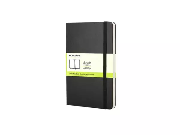 Een Notitieboek Moleskine pocket 90x140mm blanco hard cover zwart koop je bij MV Kantoortechniek B.V.