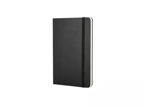 Een Notitieboek Moleskine pocket 90x140mm blanco hard cover zwart koop je bij Buro De Peuter