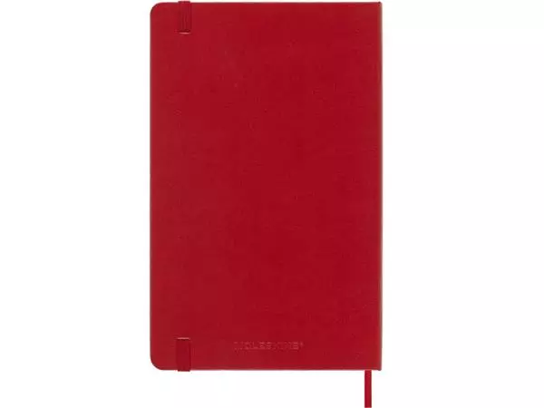 Een Notitieboek Moleskine large 130x210mm blanco hard cover rood koop je bij NiceSupplies.nl