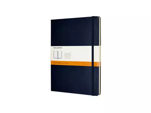 Een Notitieboek Moleskine XL 190x250mm lijn hard cover sapphire blue koop je bij L&N Partners voor Partners B.V.