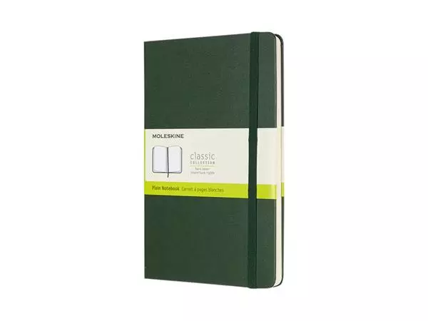 Een Notitieboek Moleskine large 130x210mm blanco hard cover myrtle green koop je bij EconOffice