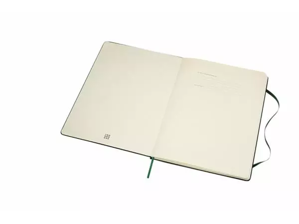 Een Notitieboek Moleskine XL 190x250mm lijn hard cover myrtle green koop je bij NiceSupplies.nl