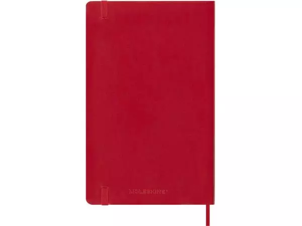 Een Notitieboek Moleskine large 130x210mm lijn soft cover scarlet red koop je bij NiceSupplies.nl