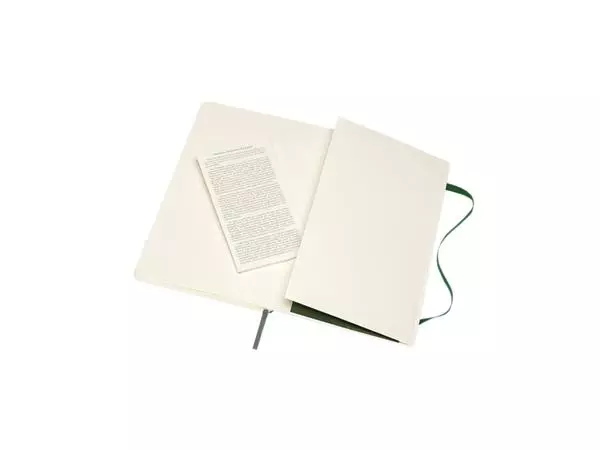 Een Notitieboek Moleskine large 130x210mm blanco soft cover myrtle green koop je bij Kantoorvakhandel van der Heijde