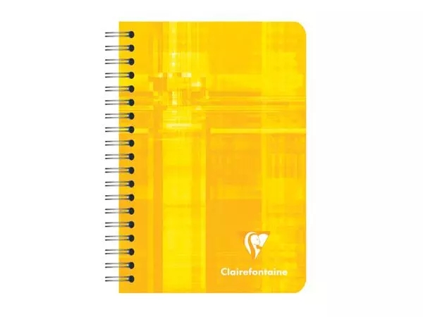 Een NOTITIEBOEK CLAIREFONTAINE 95X140 SP LIJN ASSORTI koop je bij Kantoorvakhandel van der Heijde