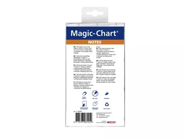 Een MAGIC-CHART NOTES LEGAMASTER 10X20 GN GL RZ BL WT koop je bij Kantoorvakhandel van der Heijde