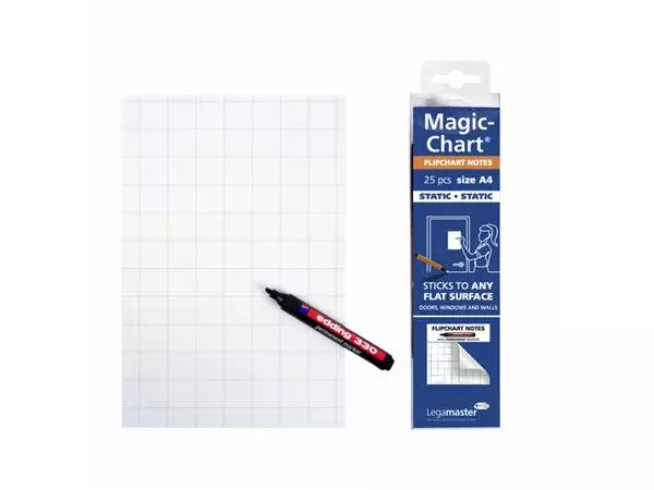 Een Magic-chart notes Legamaster flipchart 20x30cm koop je bij Van Leeuwen Boeken- en kantoorartikelen