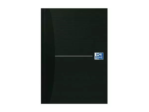 Een Notitieboek Oxford Office Essentials A5 96vel lijn zwart koop je bij Van Leeuwen Boeken- en kantoorartikelen