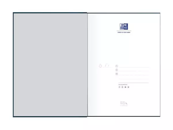 Een Notitieboek Oxford Office Essentials A4 96vel lijn blauw koop je bij Van Leeuwen Boeken- en kantoorartikelen