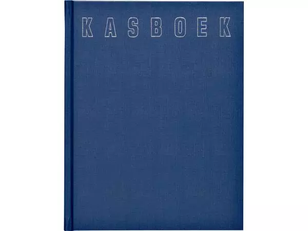 Een Kasboek 165x210mm 192blz 1 kolom blauw koop je bij KantoorProfi België BV