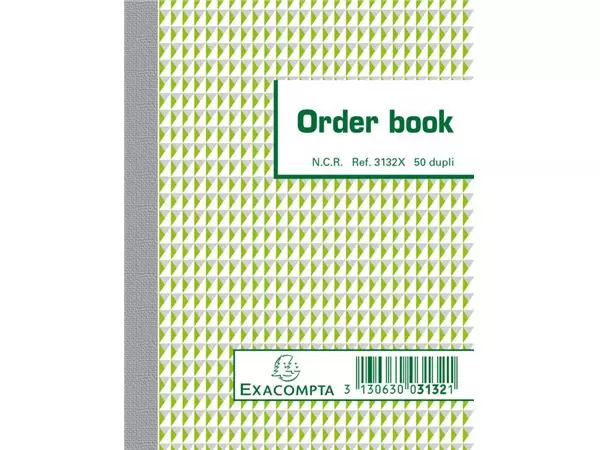 Een Orderboek Exacompta 135x105mm 50x2vel koop je bij Totaal Kantoor Goeree