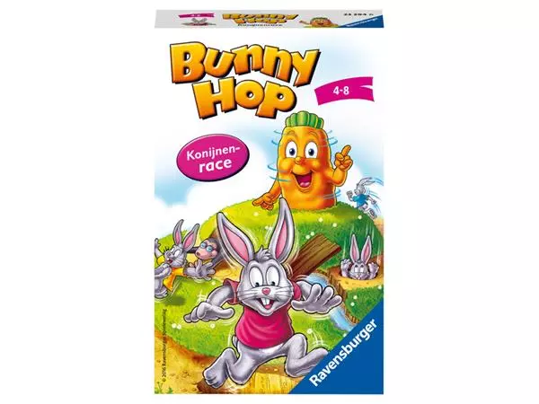 Een Spel Ravensburger Bunny Hop konijnenrace koop je bij Totaal Kantoor Goeree