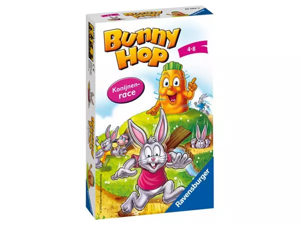 Een Spel Ravensburger Bunny Hop konijnenrace koop je bij Kantoorvakhandel van der Heijde