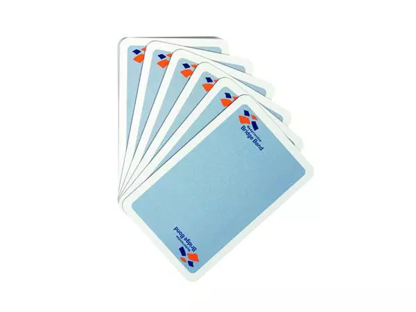 Een Speelkaarten bridgebond blauw koop je bij Van Leeuwen Boeken- en kantoorartikelen