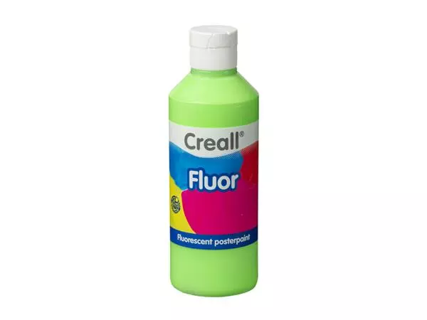 Een Plakkaatverf Creall fluor groen 250ml koop je bij Ziffo Kantoorcentrum BV