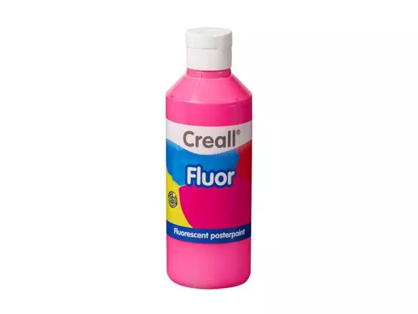 Een Plakkaatverf Creall fluor roze 250ml koop je bij KantoorProfi België BV