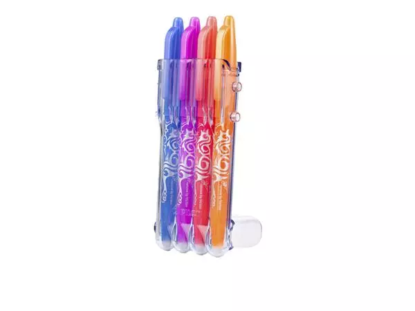 Een Rollerpen PILOT friXion medium fun assorti Set2Go à 4 stuks koop je bij NiceSupplies.nl