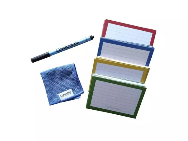 Een Flashcard Correctbook 75mmx110mm lijn assorti koop je bij NiceSupplies.nl