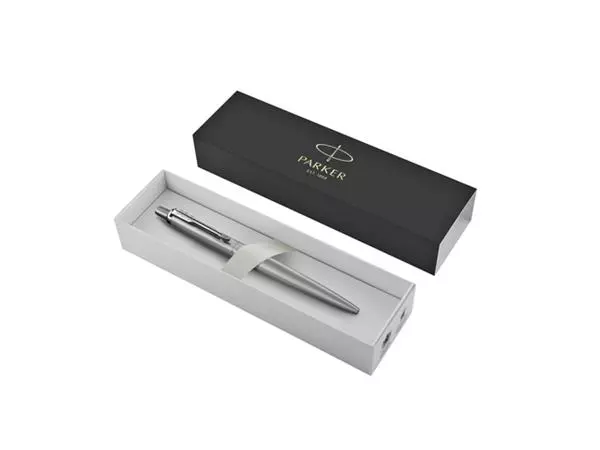 Een Balpen Parker Jotter XL Monochrome stainless steel medium koop je bij NiceSupplies.nl