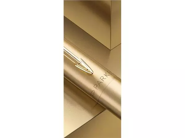 Een Balpen Parker Jotter XL Monochrome gold medium blister à 1 stuk koop je bij Kantoorvakhandel van der Heijde