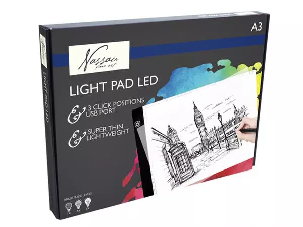 Een Lichtbak Art Sensations led A3 koop je bij L&N Partners voor Partners B.V.