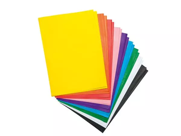 Een Transparant papier Folia 70x100cm 42gr assorti kleuren koop je bij MV Kantoortechniek B.V.