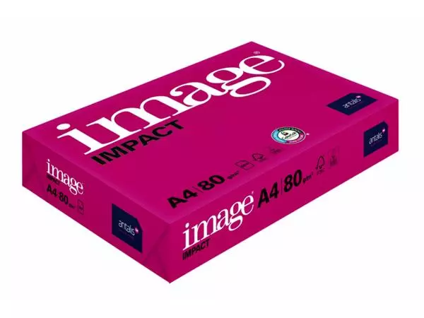 Een Kopieerpapier Image Impact A4 80gr wit 500vel koop je bij Kantoorvakhandel van der Heijde