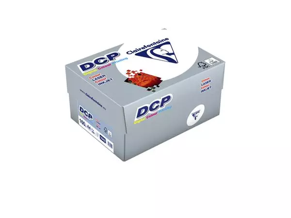 Een Laserpapier Clairefontaine DCP A4 160gr wit 250 vel koop je bij NiceSupplies.nl