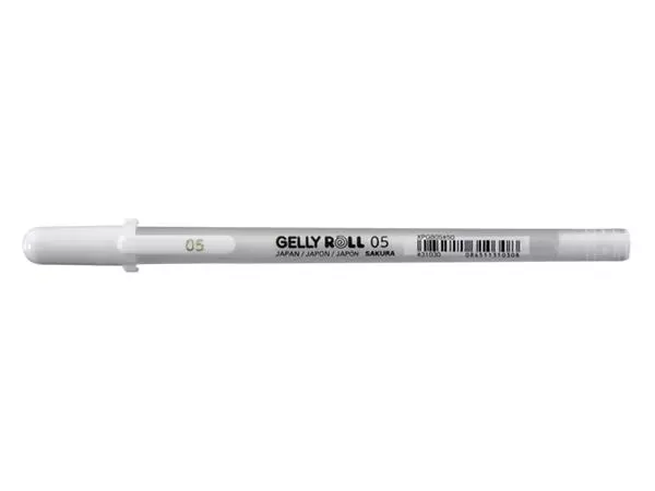 Een Gelschrijver Sakura Gelly Roll Basic 05 0.3mm wit koop je bij Van Hoye Kantoor BV
