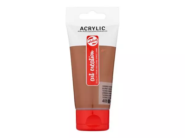 Buy your Acrylic paint Talens Art Creation 409 burnt umber tube of 75ml at QuickOffice BV