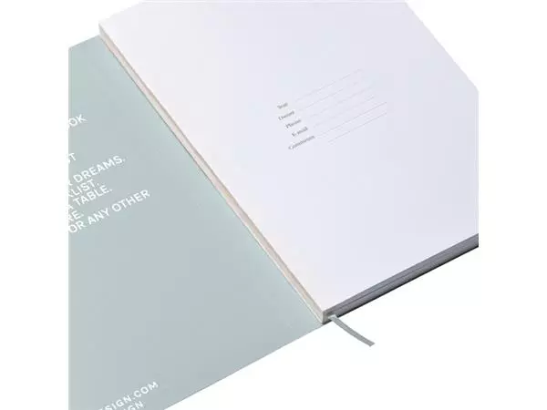 Een Notitieboek Octàgon CALM A5 135x200mm dots lichtblauw koop je bij Unimark Office B.V.